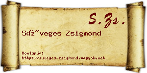 Süveges Zsigmond névjegykártya